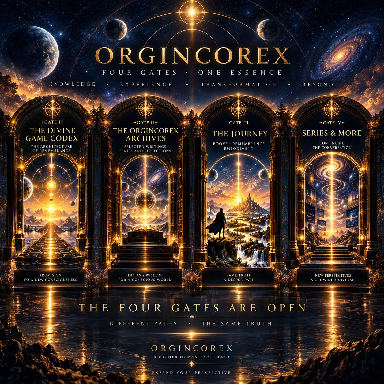 The OrginCoreX Archives – Gate II The OrginCoreX Archives – Gate II, selected writings, series and reflections on consciousness and remembrance.